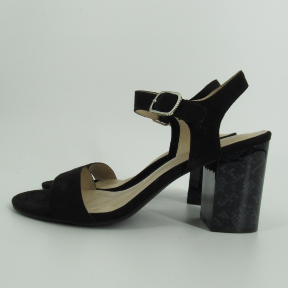 Andrew Geller Shoes - Andrew Geller Black w/Snakeskin Pattern Heel  $⬇️